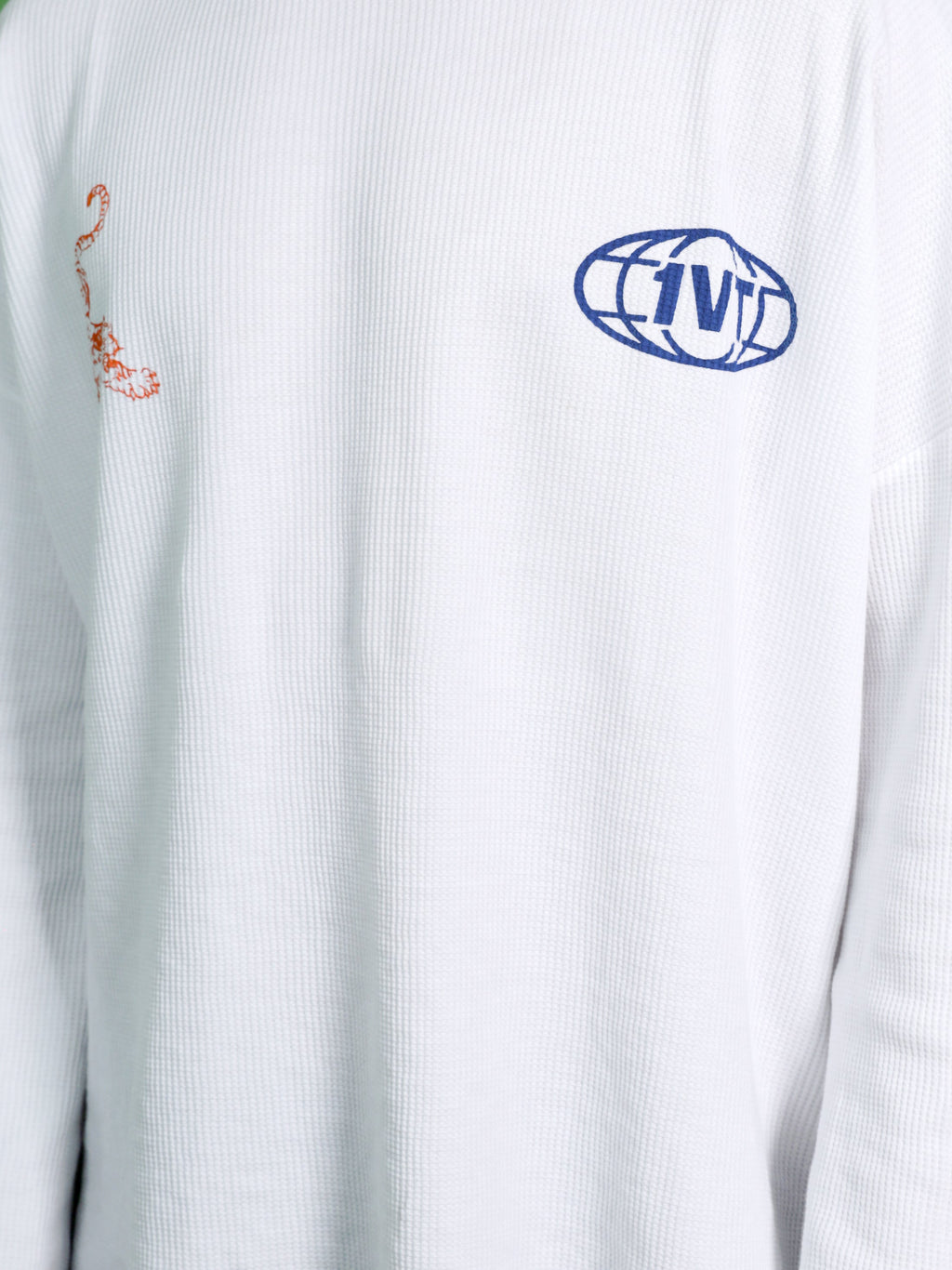 TWIN TIGERS WAFFLE WHITE T-SHIRT