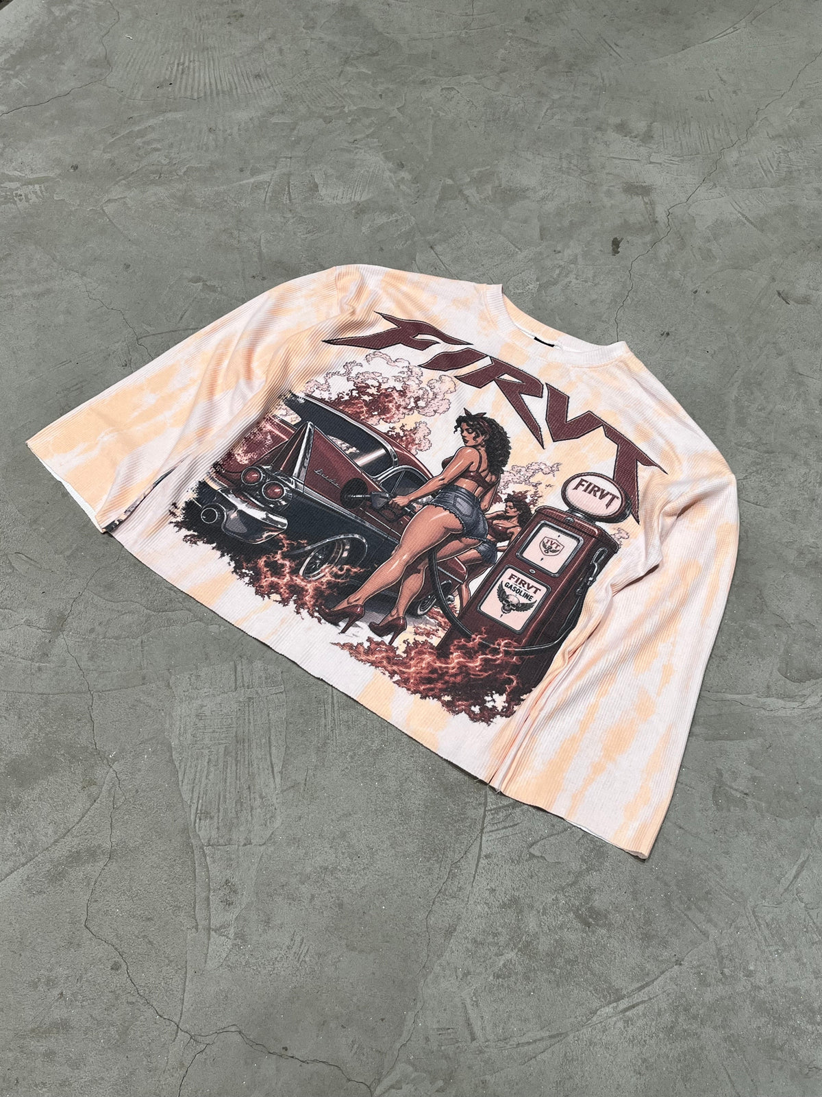 RETRO FUEL WAFFLE T-SHIRT