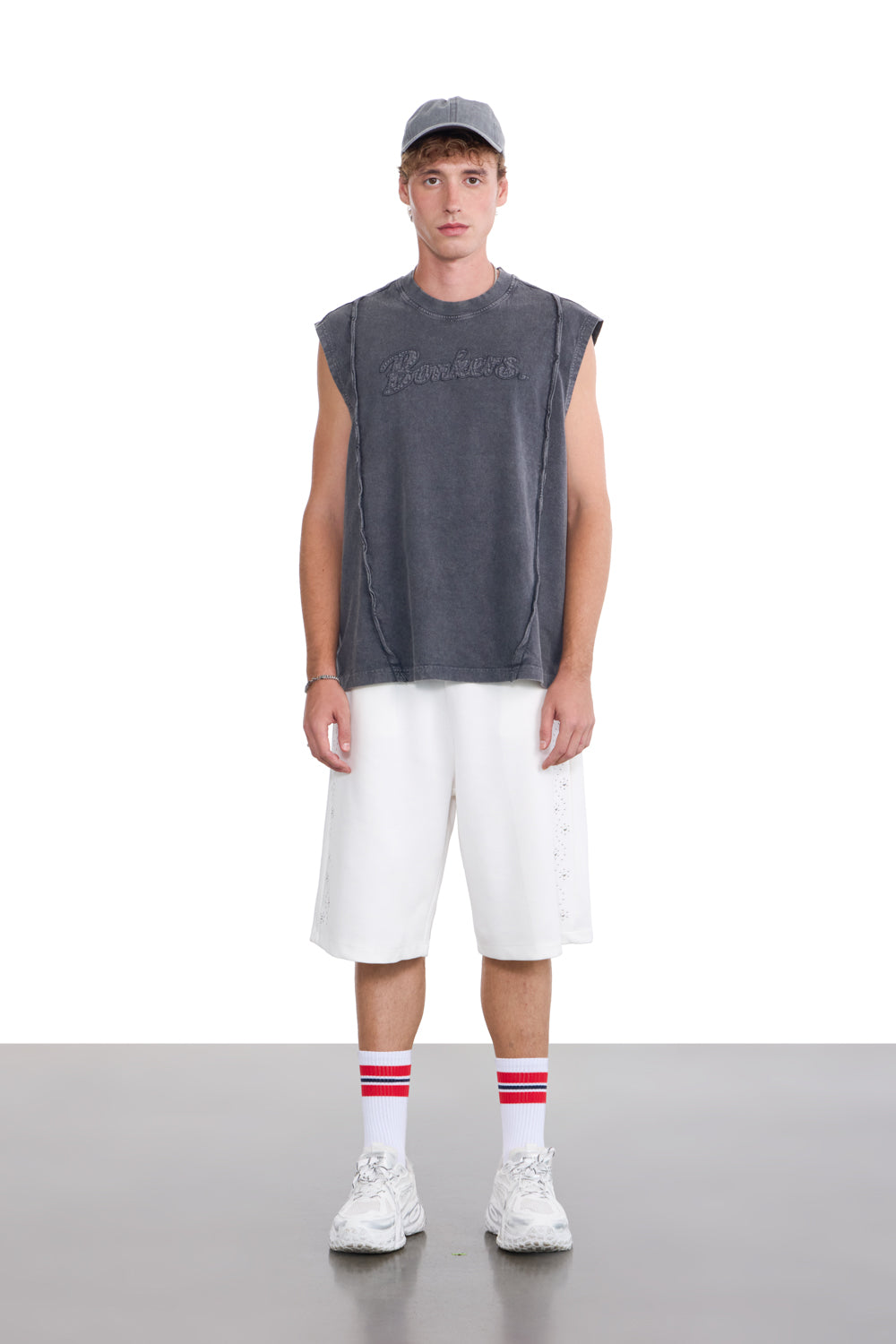 Grey Vintage Fade Tank
