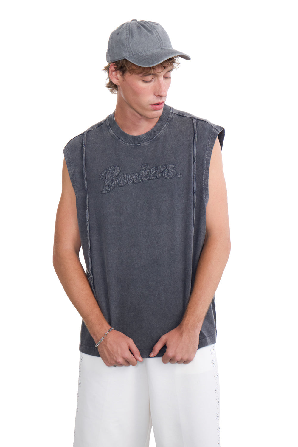 Grey Vintage Fade Tank