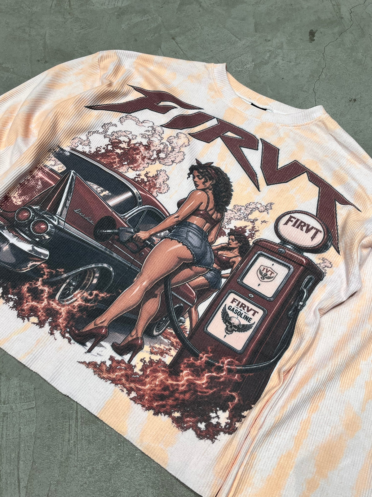 RETRO FUEL WAFFLE T-SHIRT