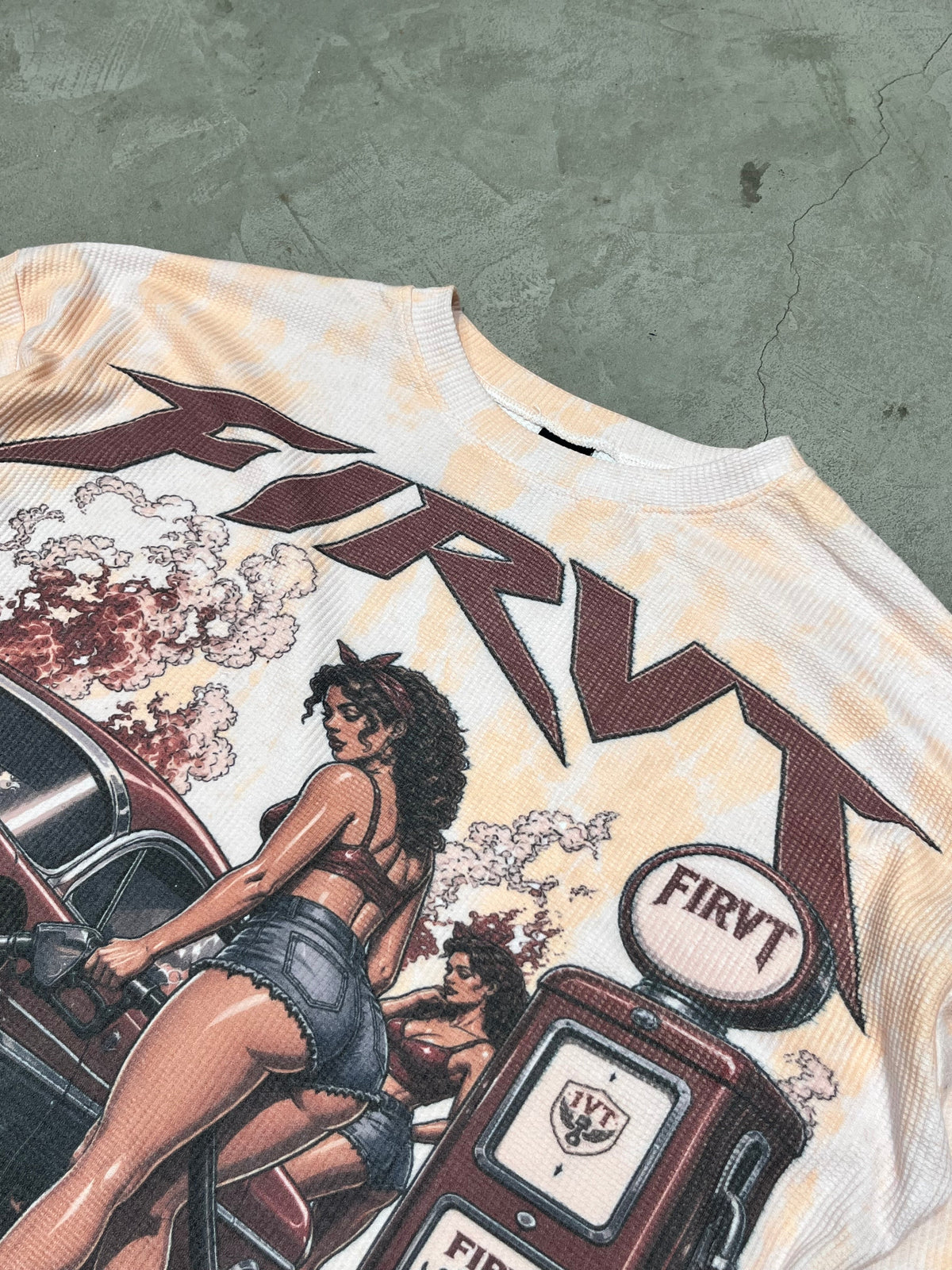 RETRO FUEL WAFFLE T-SHIRT