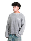 WASHED GREY WAFFLE T-SHIRT