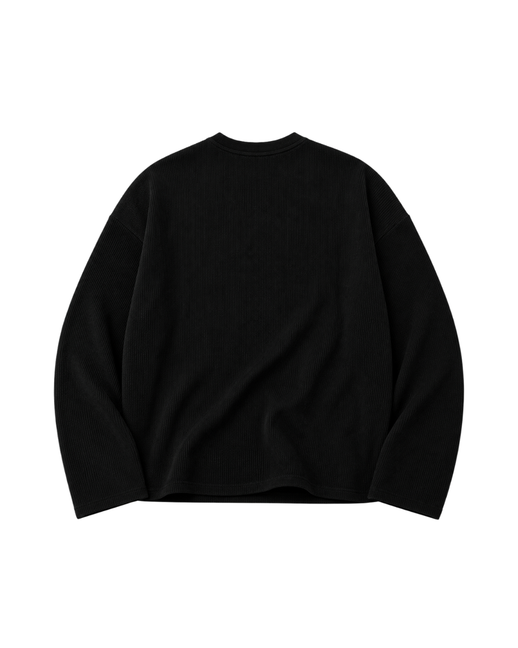 ECLIPSE REAPER WAFFLE TEE - BLACK