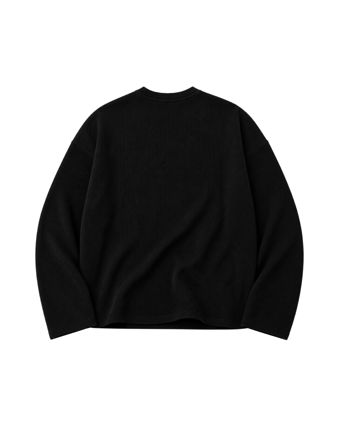 ECLIPSE REAPER WAFFLE TEE - BLACK