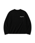 HASHWAY ARCHIVES EMBROIDERED WAFFLE T-SHIRT - BLACK