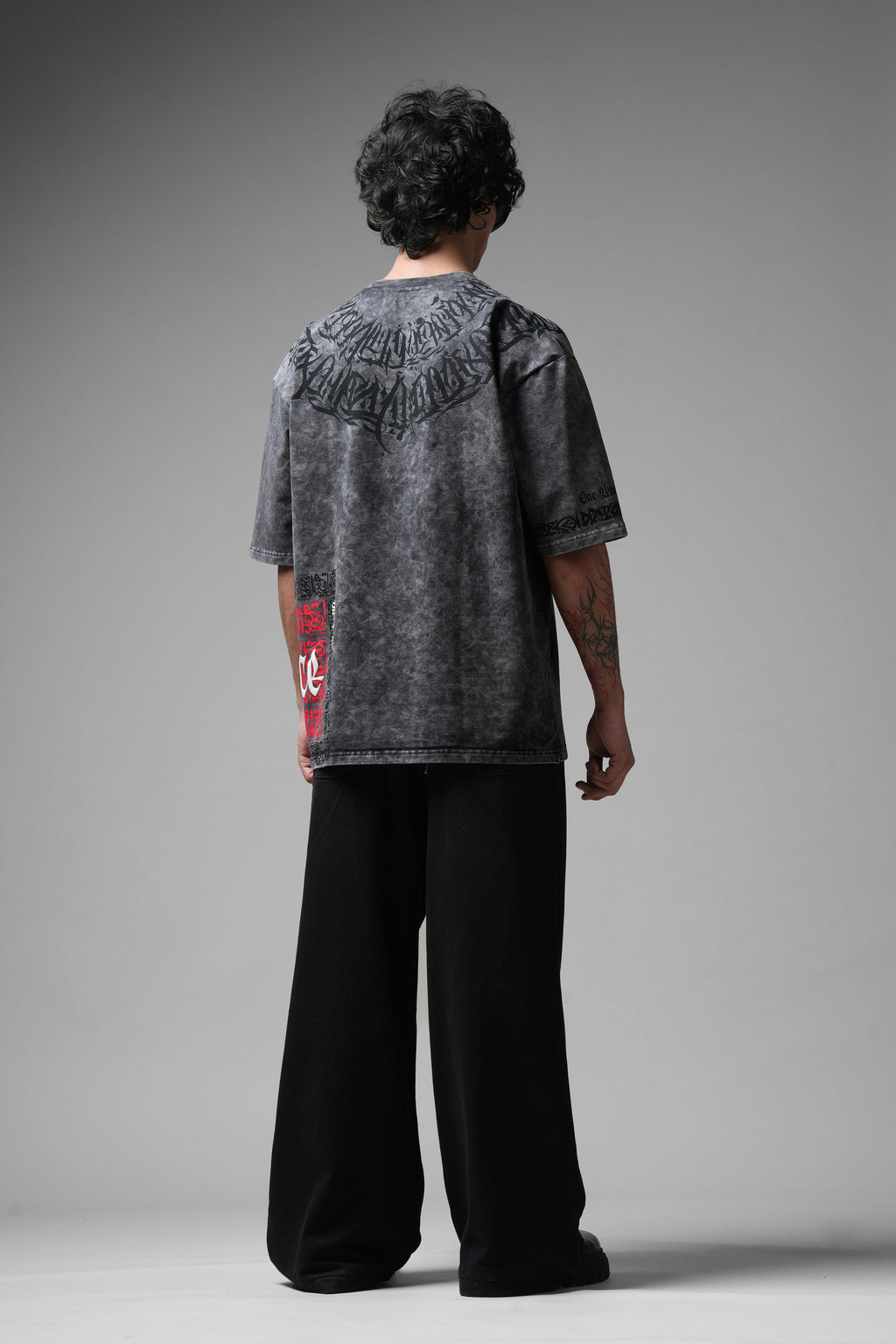 Balance Acid Washed Grey T-shirt