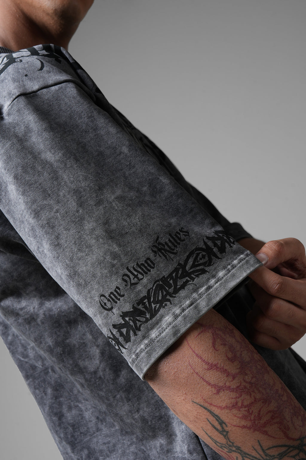 Balance Acid Washed Grey T-shirt