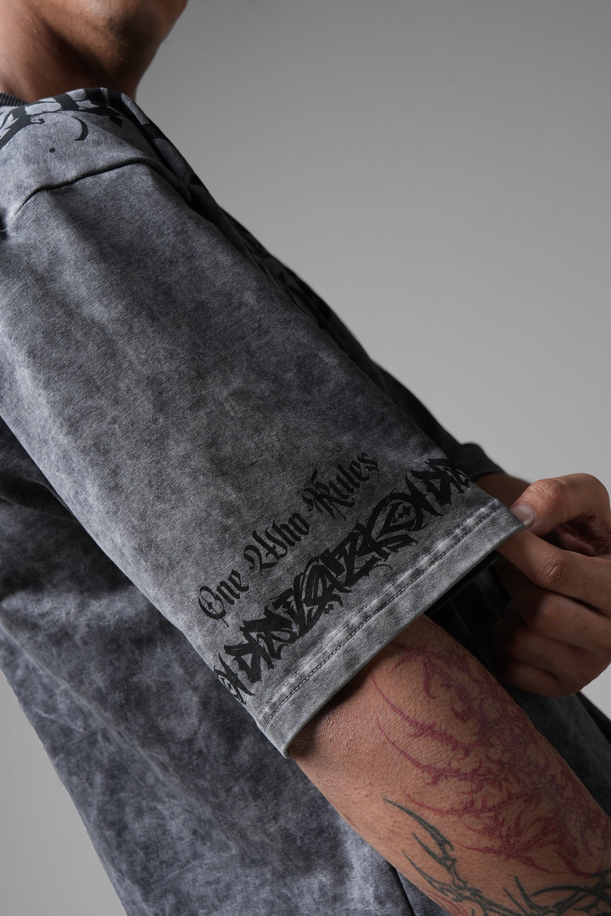 Balance Acid Washed Grey T-shirt
