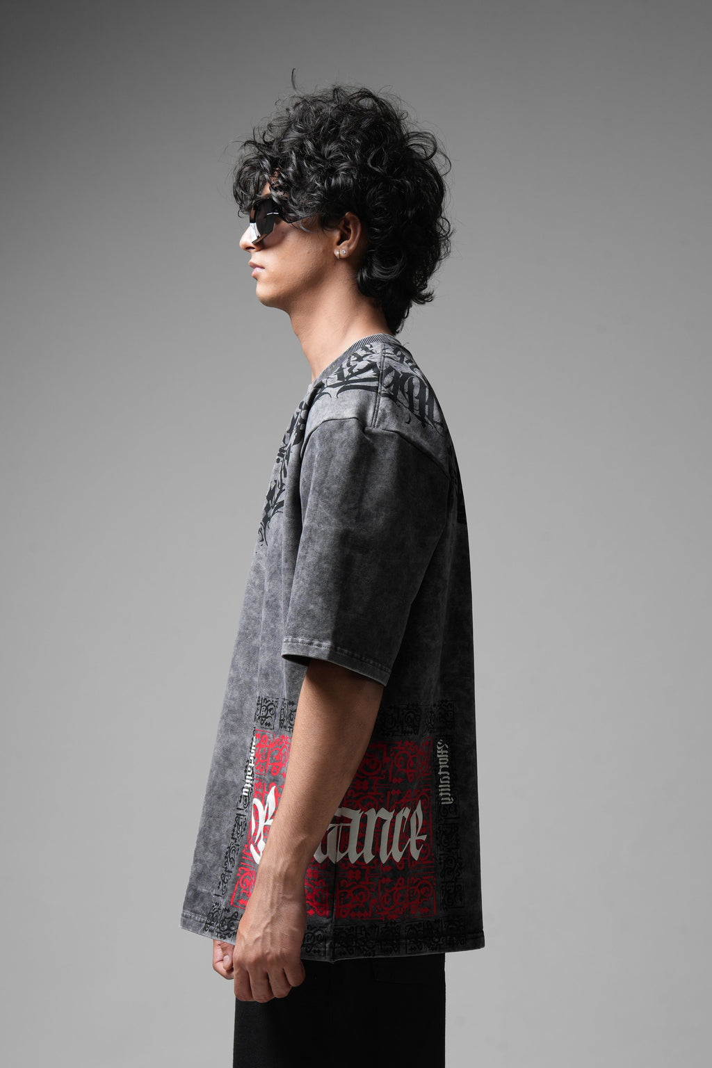 Balance Acid Washed Grey T-shirt