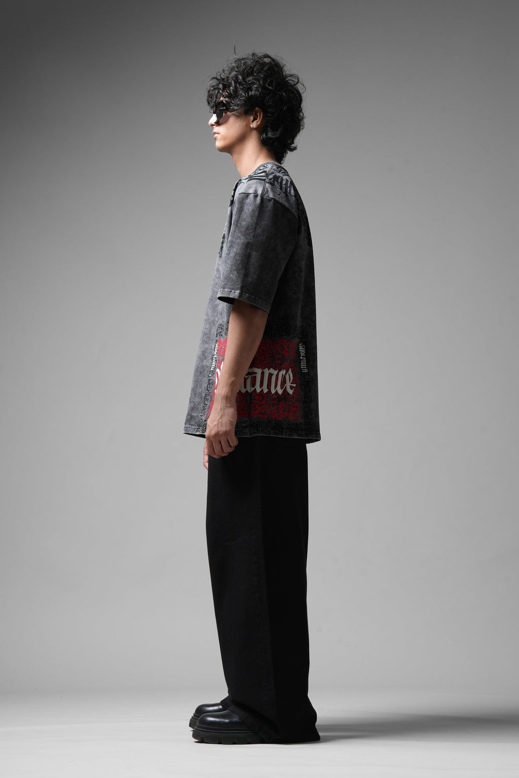 Balance Acid Washed Grey T-shirt