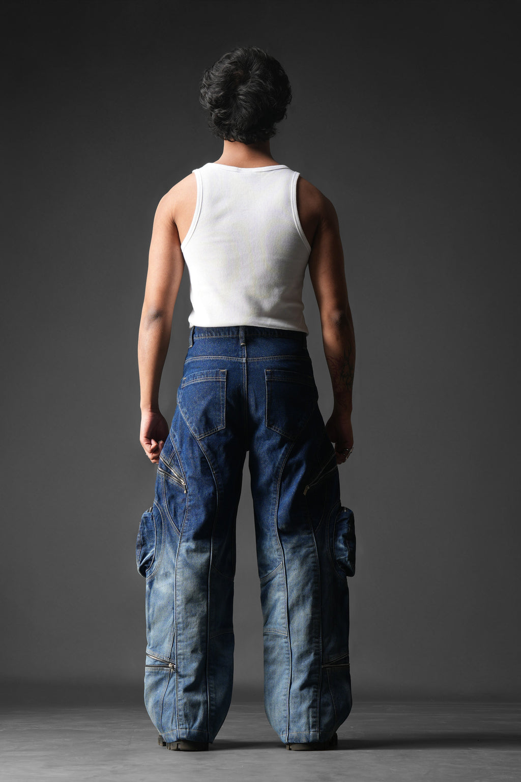 Ink Burn Utility Denims