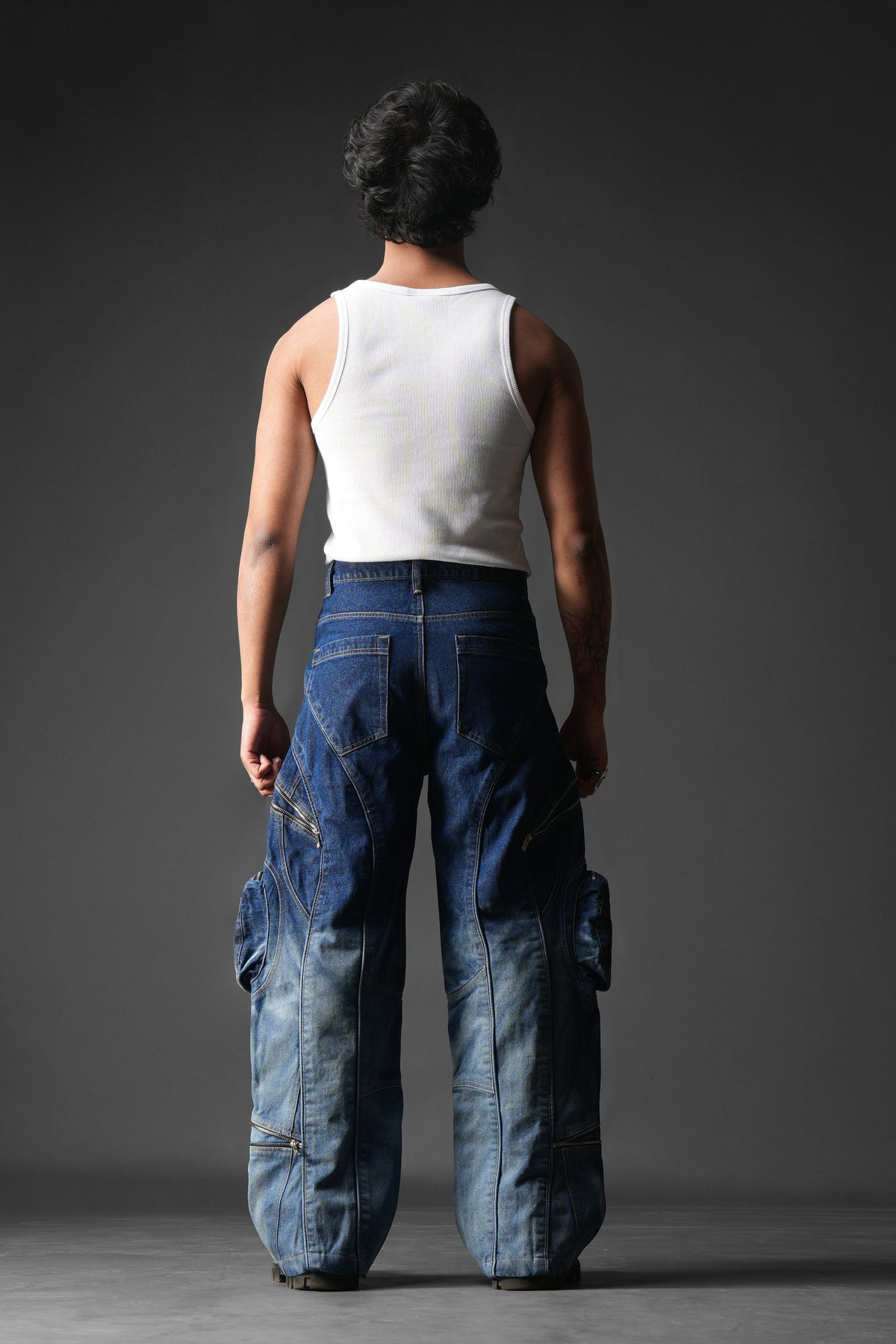 Ink Burn Utility Denims