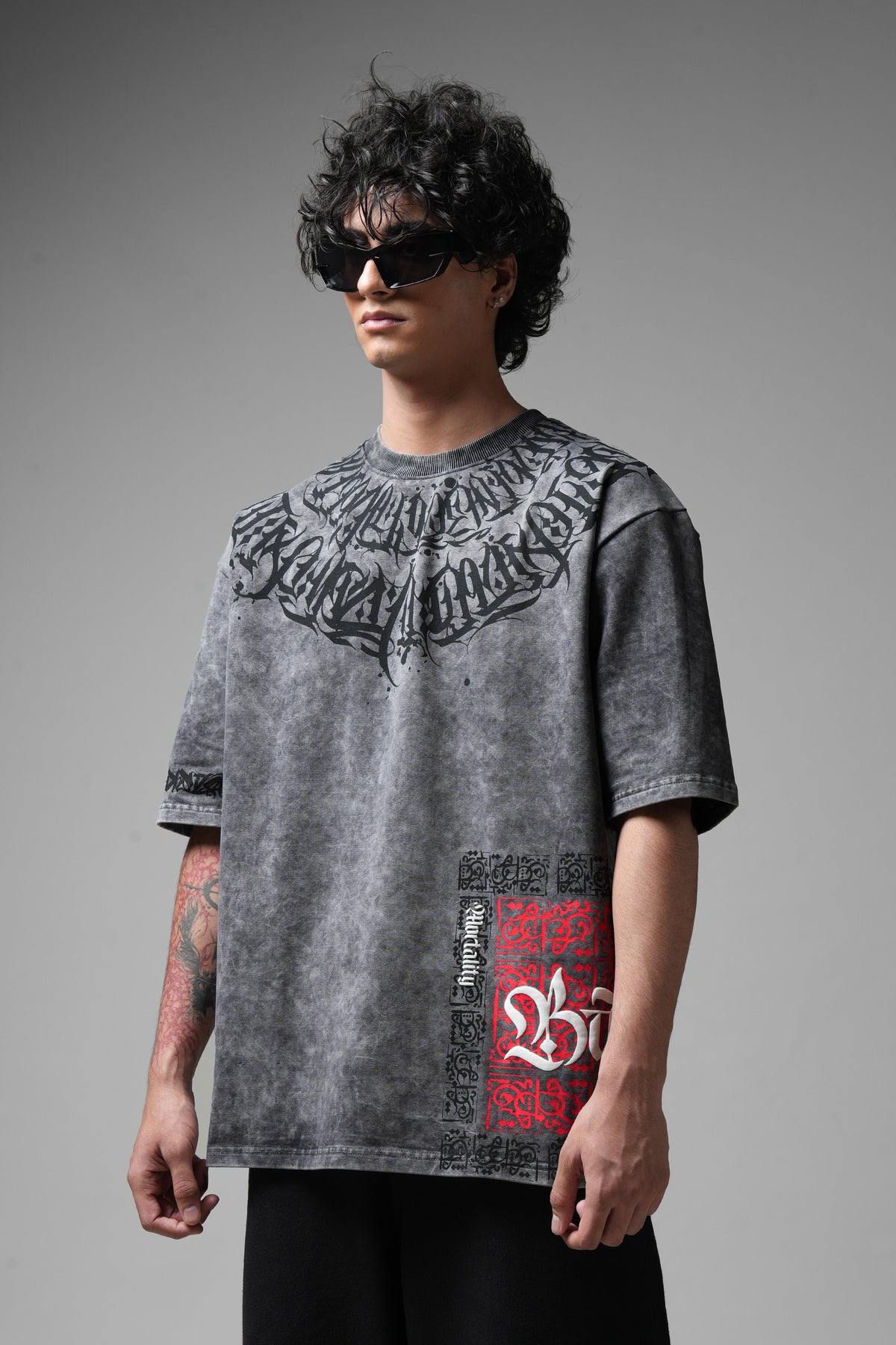 Balance Acid Washed Grey T-shirt