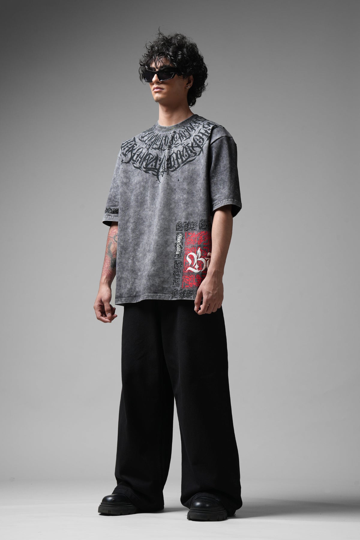 Balance Acid Washed Grey T-shirt