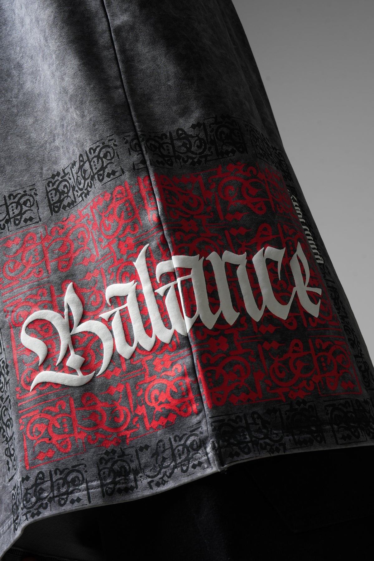 Balance Acid Washed Grey T-shirt