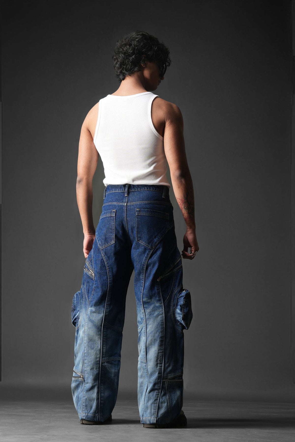 Ink Burn Utility Denims
