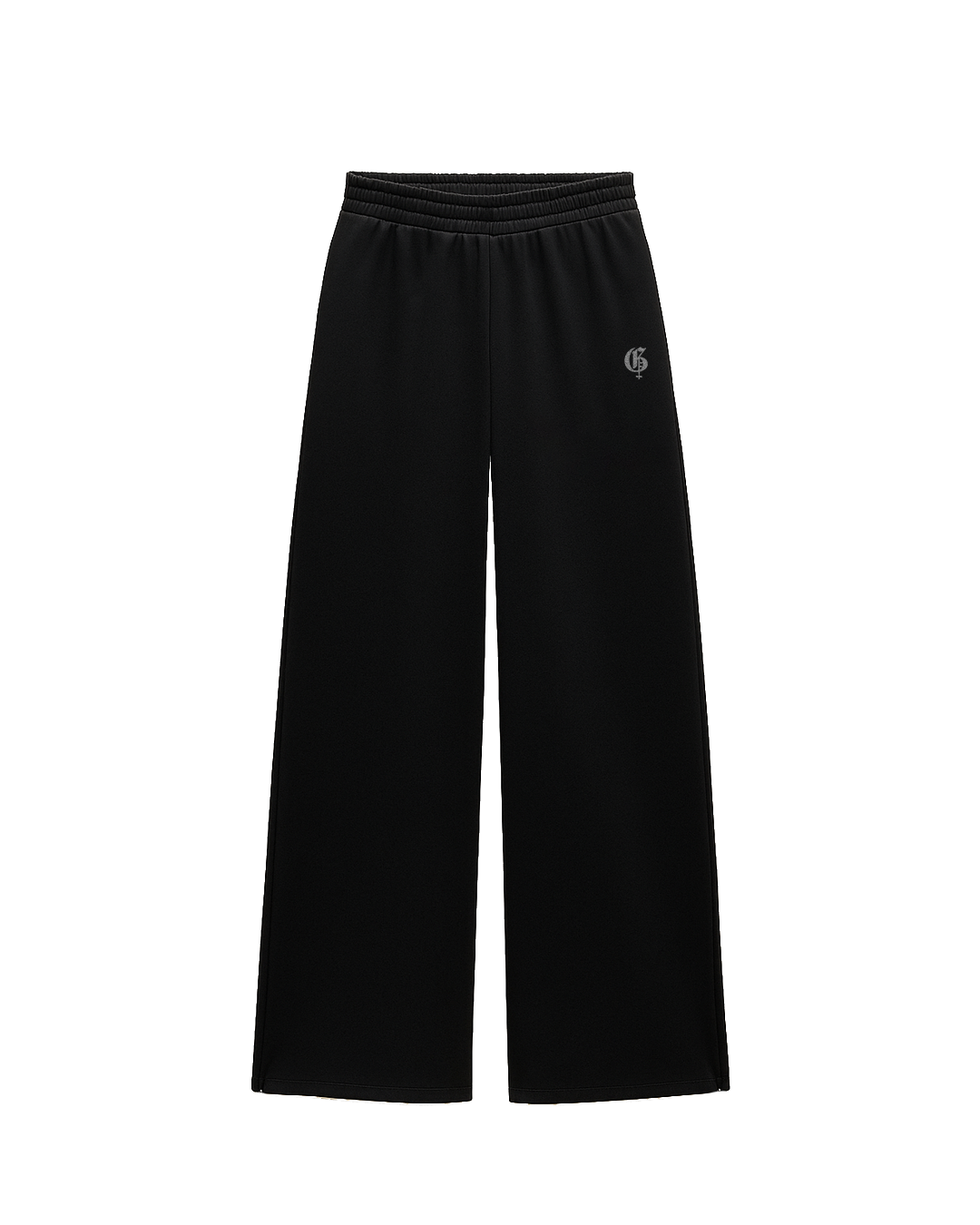 Basic Black Genrage Baggy Pants