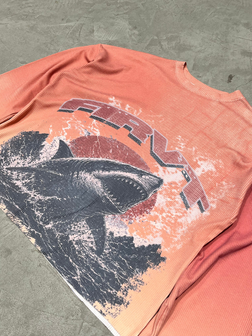 SHARK WAFFLE T-SHIRT