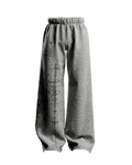 Feral Grey Unisex Straight Fit Baggy Pants