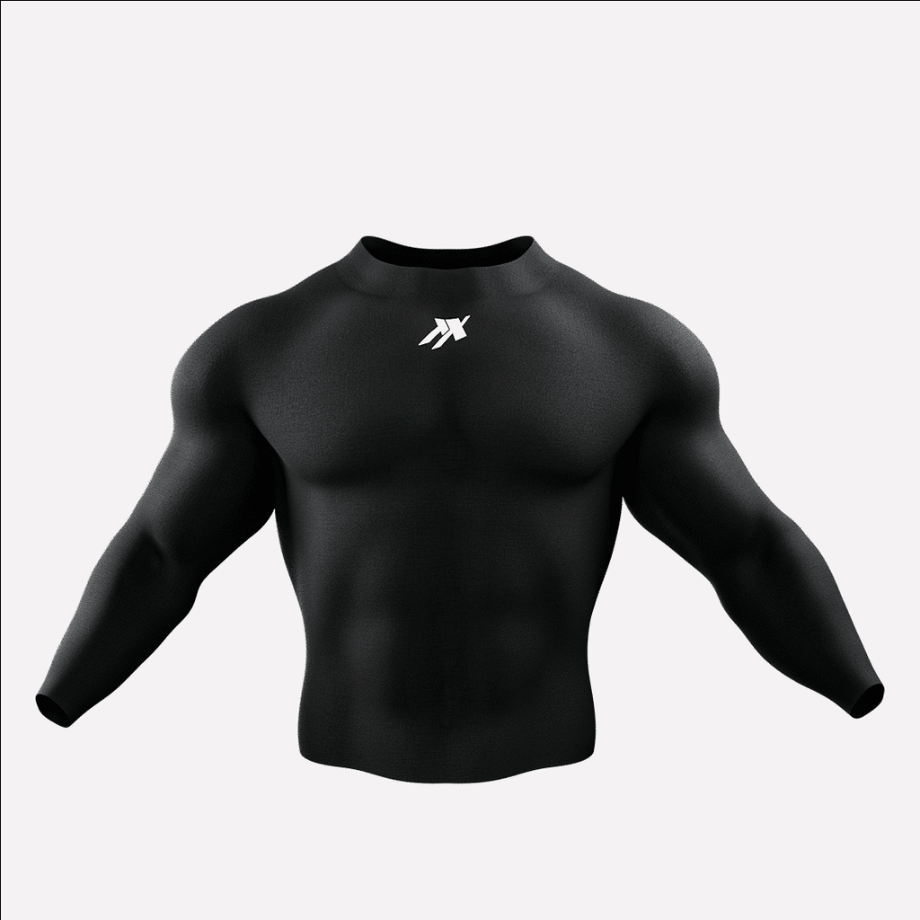 High Neck Compression Tshirt Full Sleeve