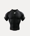 High Neck Compression Tshirt Half Sleeve