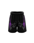 Lethal Unisex Black Shorts