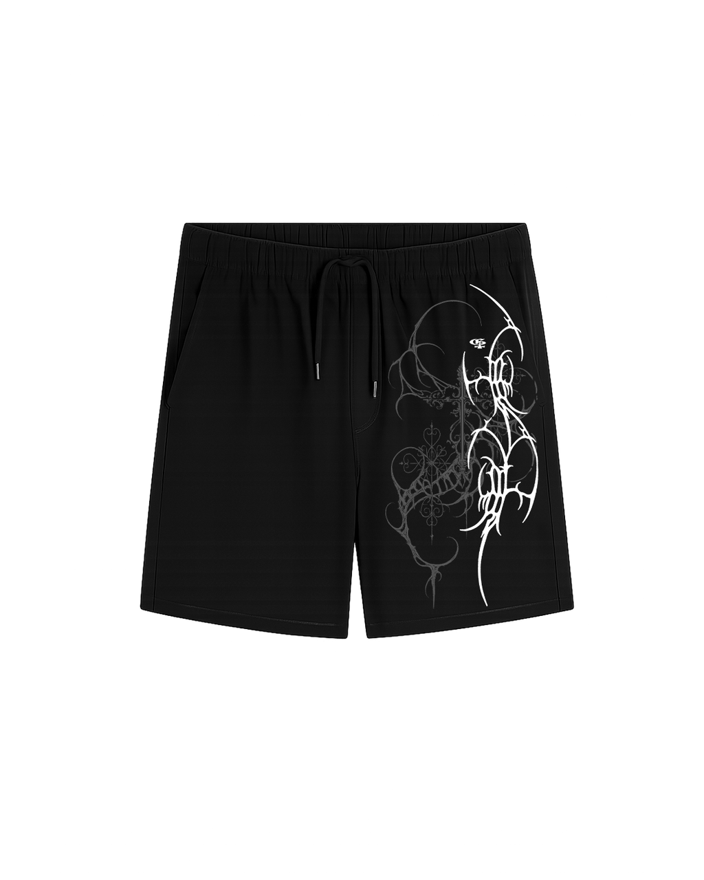 Nova Black Unisex Shorts