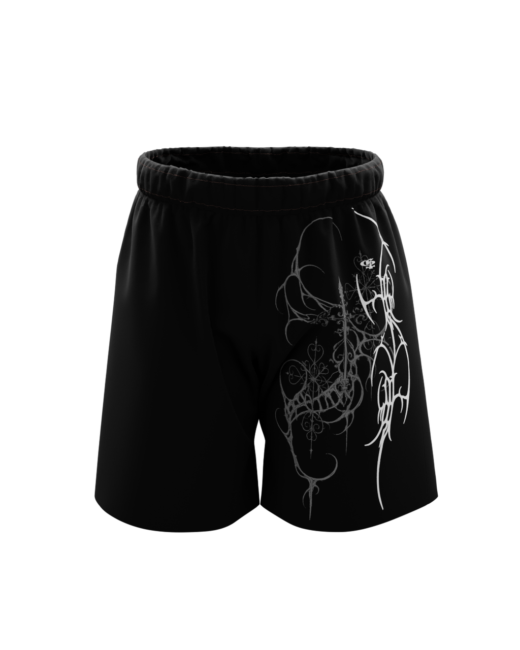 Nova Black Unisex Shorts