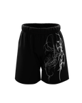Nova Black Unisex Shorts