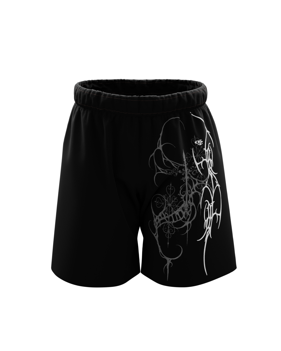 Nova Black Unisex Shorts