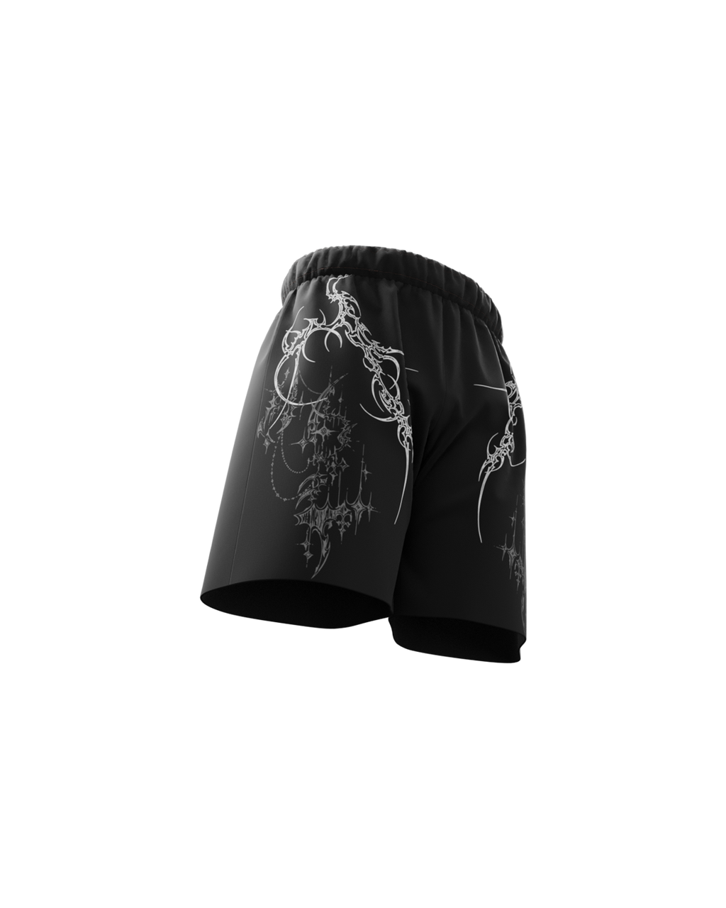Sigil Black Unisex Shorts