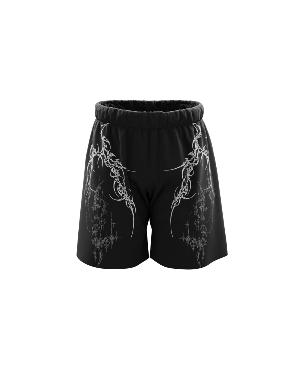 Sigil Black Unisex Shorts
