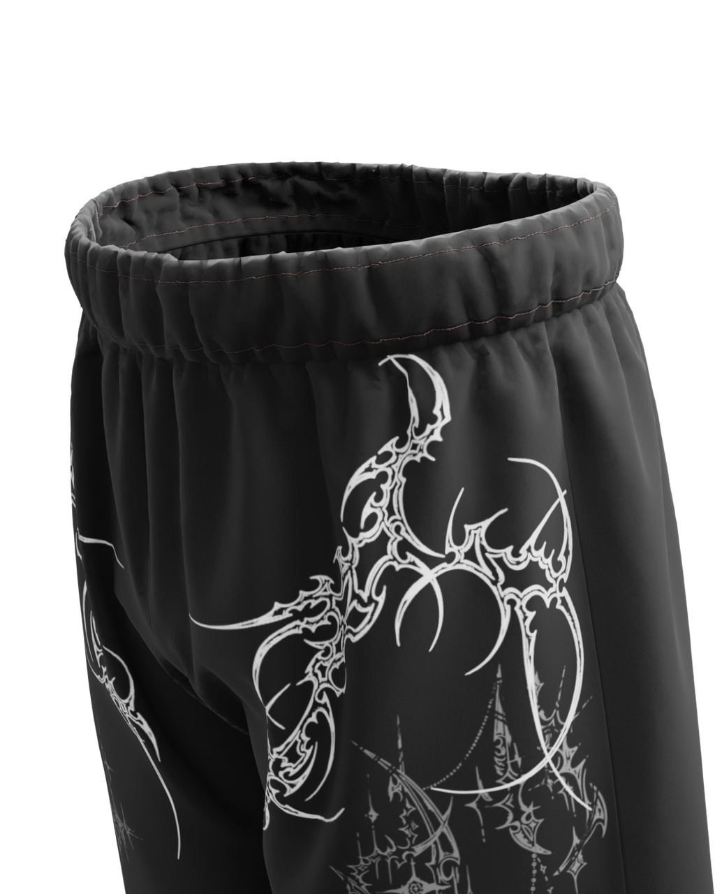 Sigil Black Unisex Shorts