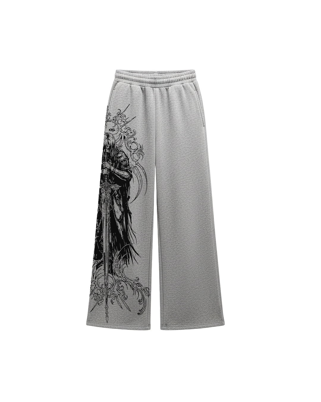 Stryk Grey Unisex Straight Fit Baggy Pants