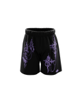 Zyra Black Unisex Shorts