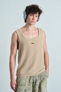 Beige Knit Tank
