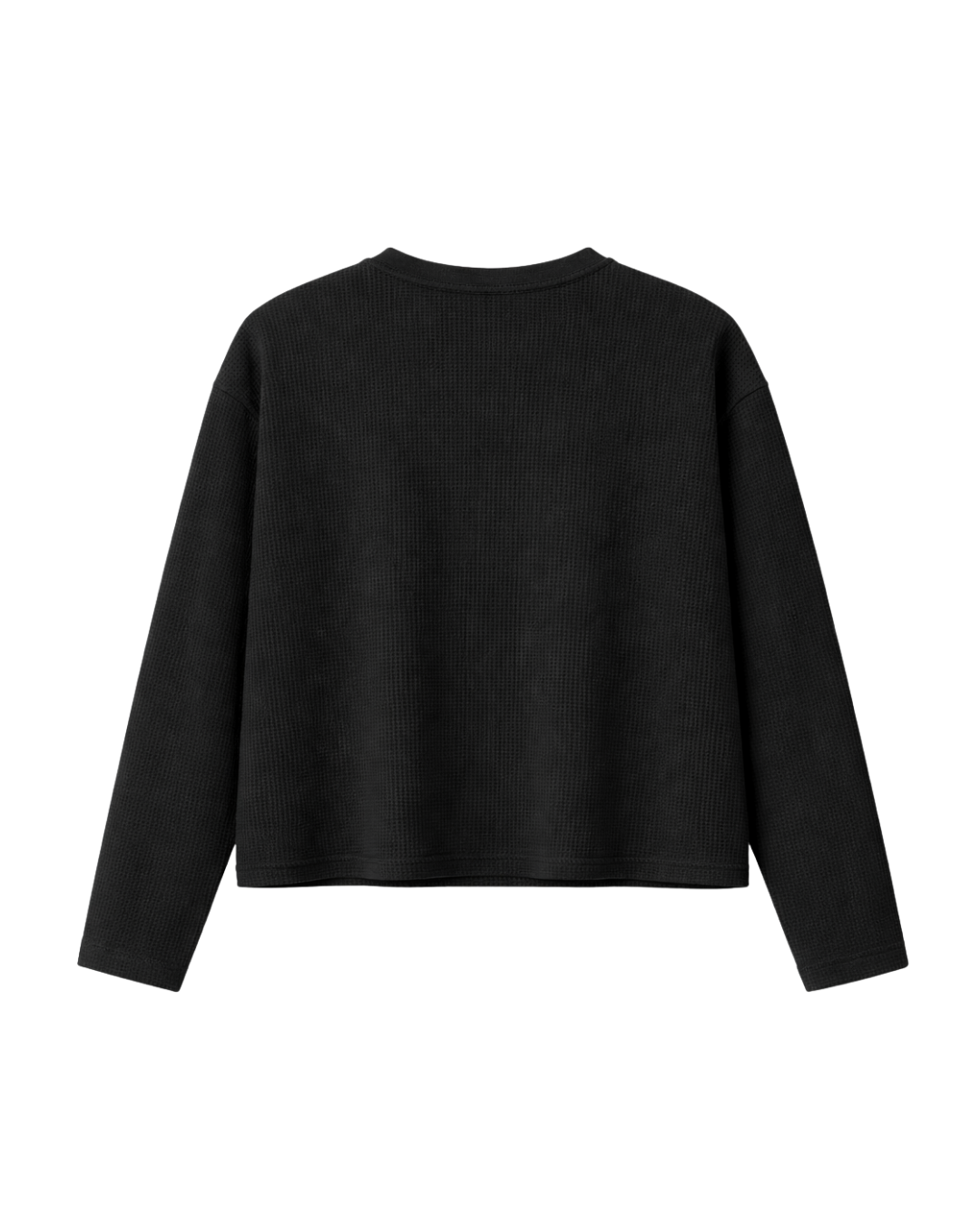 CLASSIC WAFFLE TEE BLACK