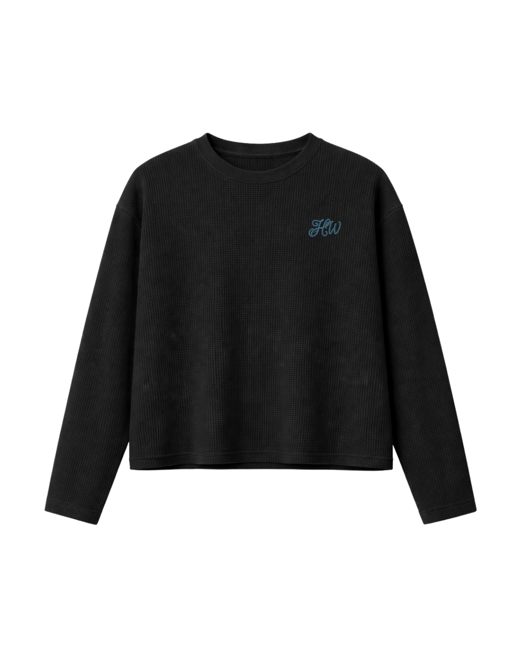 CLASSIC WAFFLE TEE BLACK
