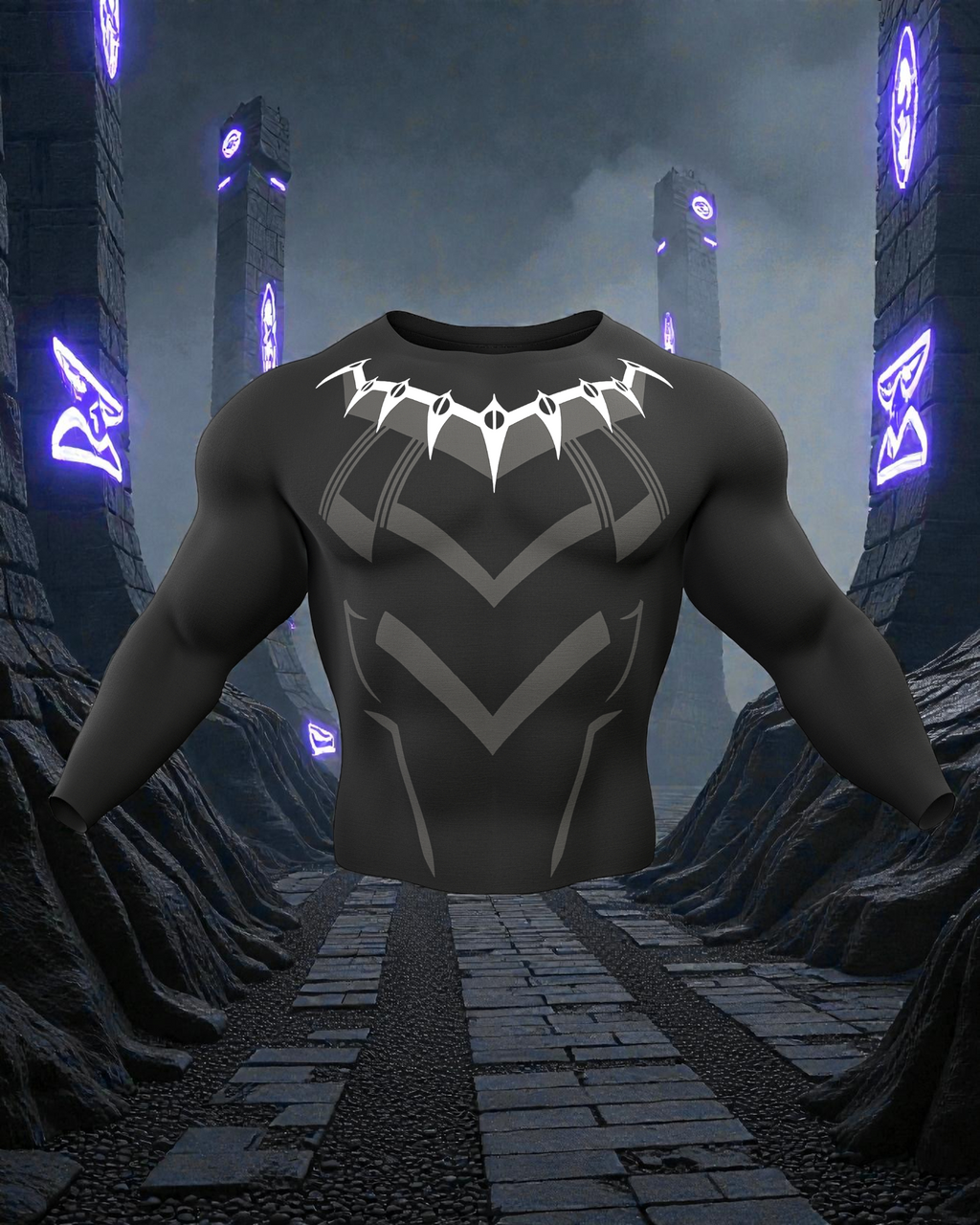 Black Claw Compression Tshirt Full Sleeve