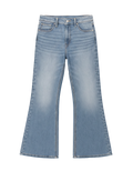 Mist Cloud Washed Baggy Bootcut Jeans