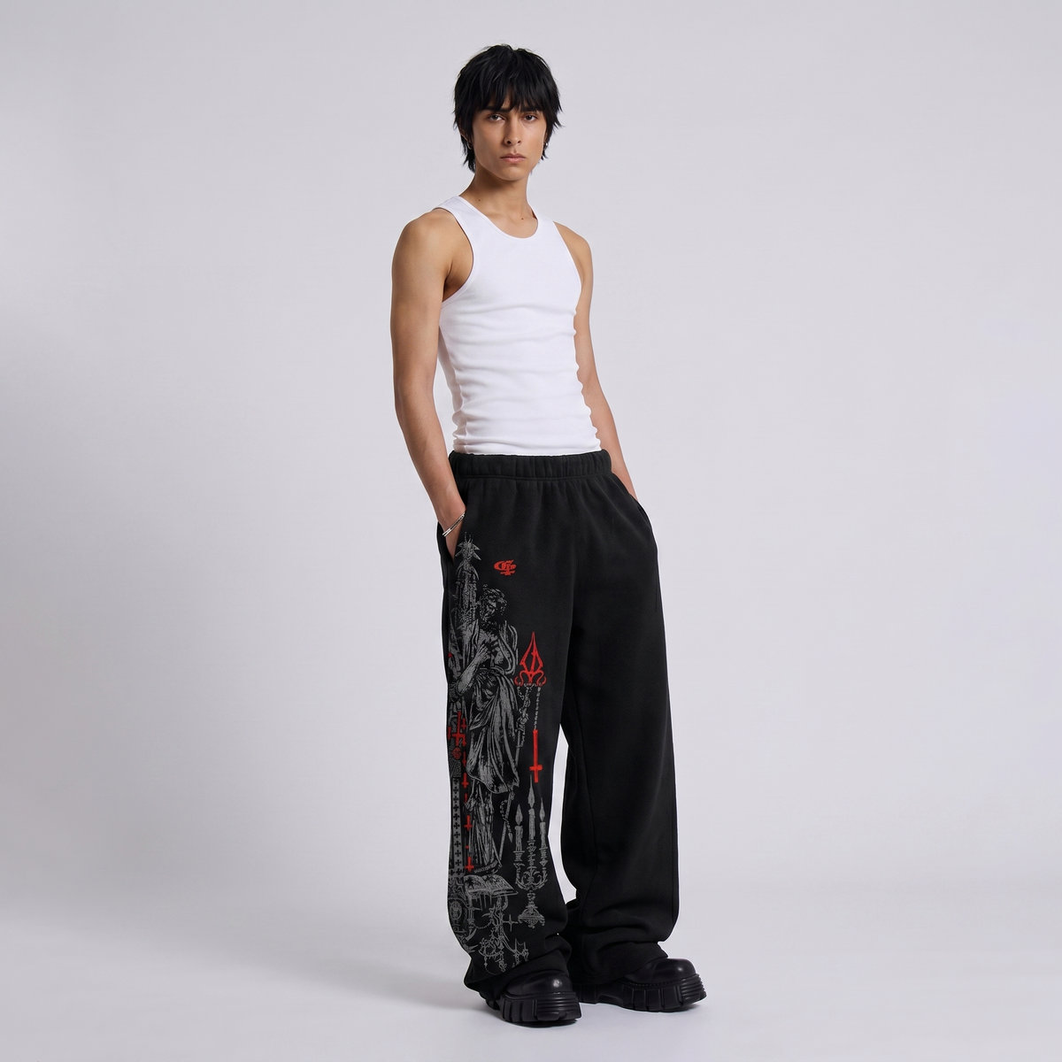 Bleed Unisex Straight Fit Baggy Pants