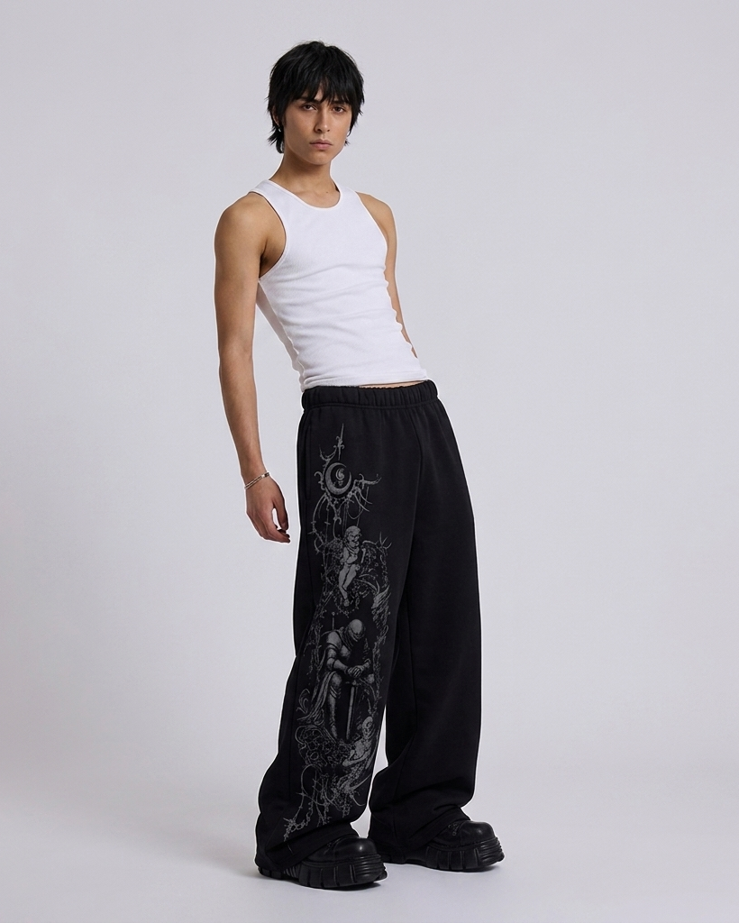 Wraeth Unisex Straight Fit Baggy Pants