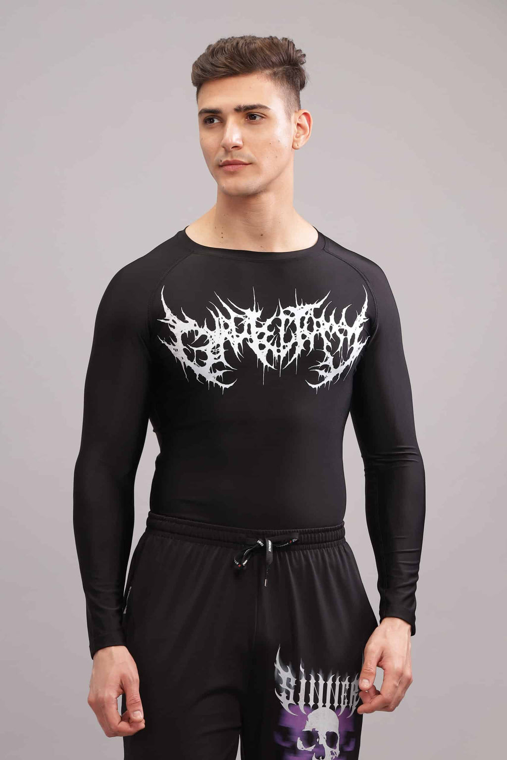 Villain Compression Tshirt Full Sleeve