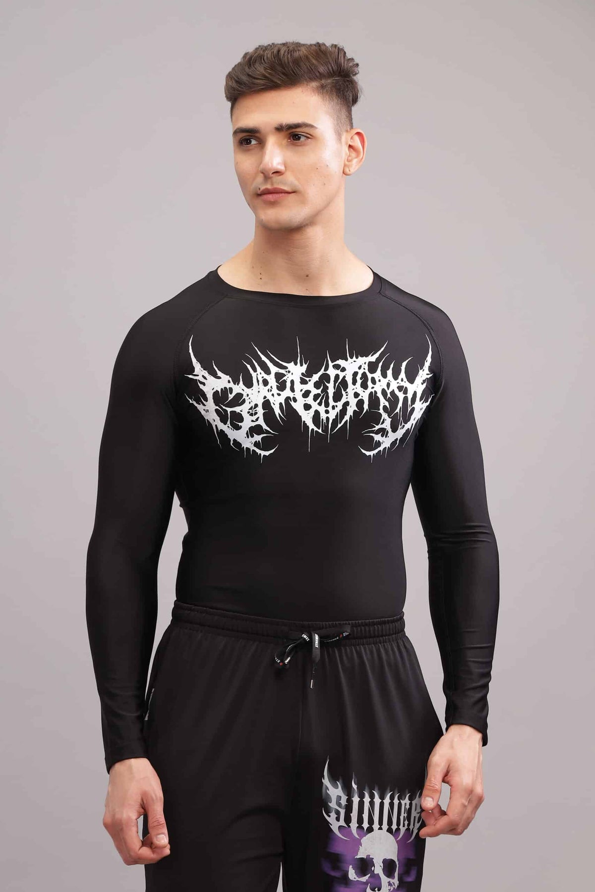 Villain Compression Tshirt Full Sleeve