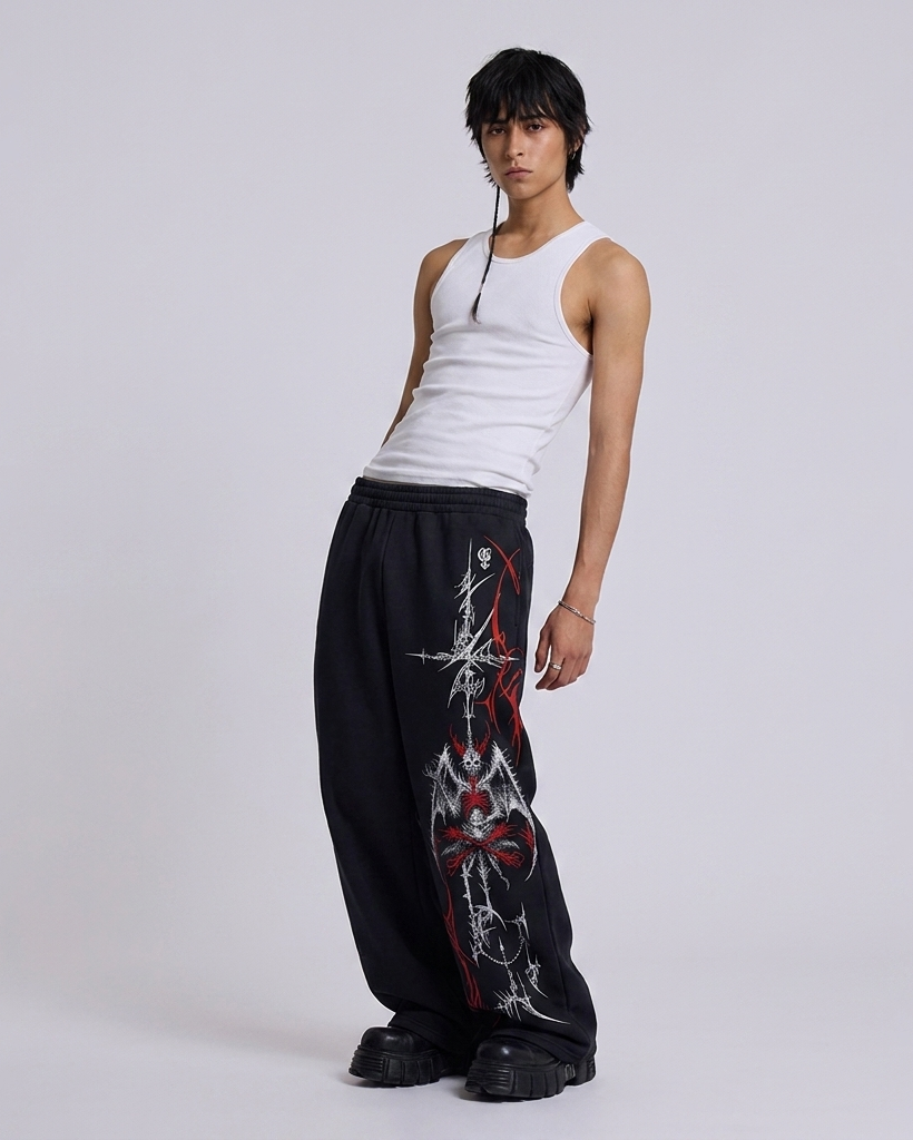 Kong Unisex Straight Fit Baggy Pants