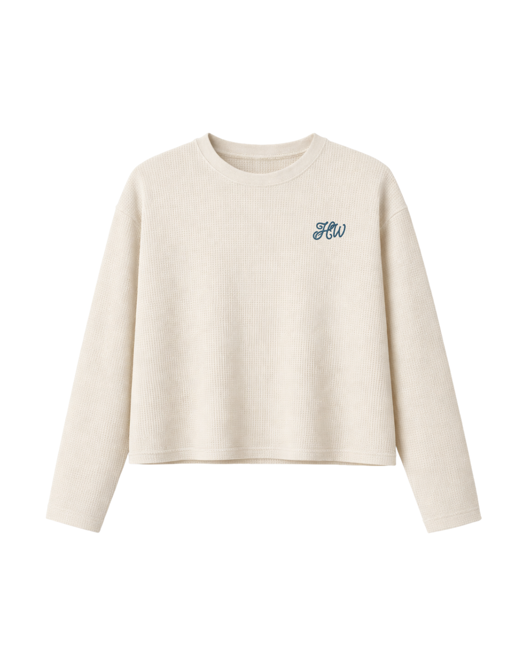 CLASSIC WAFFLE TEE OFF-WHITE