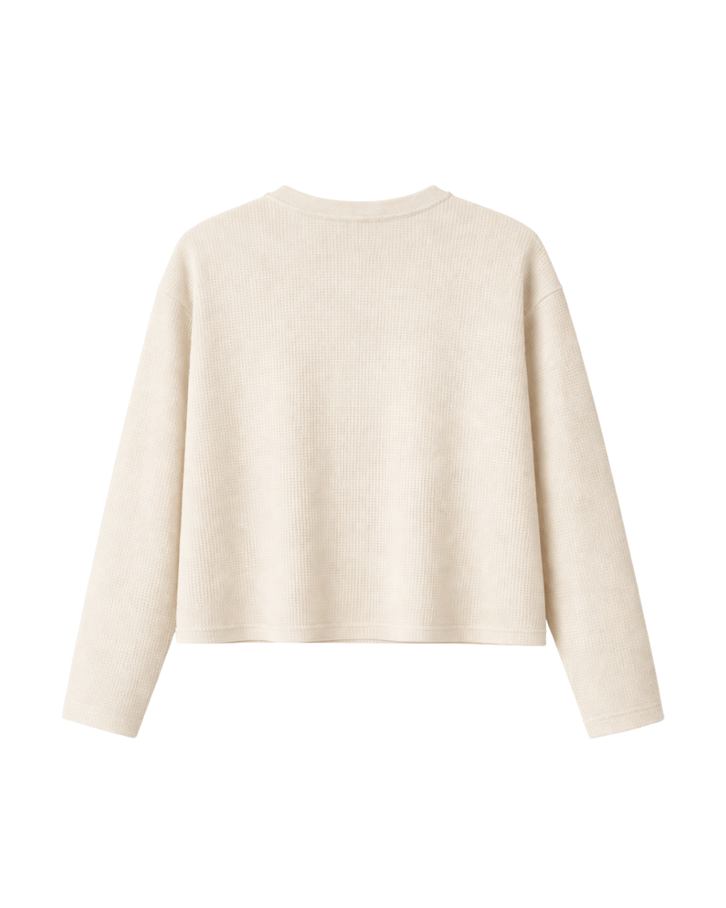 CLASSIC WAFFLE TEE OFF-WHITE