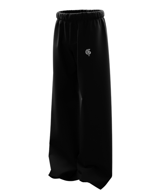 Basic Black Genrage Baggy Pants