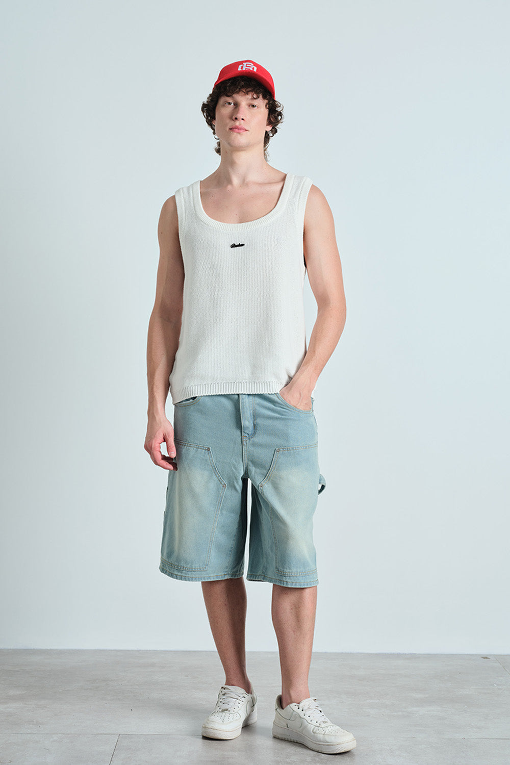 White Knit Tank